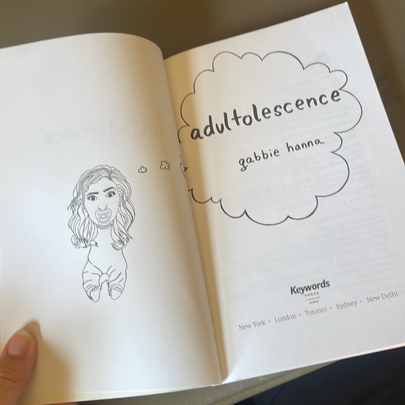 “Adultolescence” by Gabbie Hanna Paperback Used Poetry Book - Picture 7 of 8